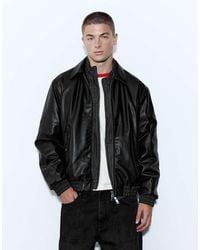 Pull&Bear - Jack Met Leerlook - Lyst