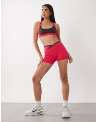 BO+TEE - Soft Active Wrap Waist Contrast Detail Short Co-Ord - Lyst