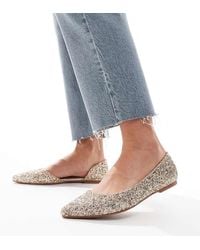 ASOS - Wide Fit Virtue D'Orsay Pointed Ballet Flats - Lyst