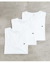 Tommy Hilfiger - Signature Essential Flag Logo 3 Pack T-Shirt - Lyst