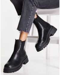 ASOS Archer Chunky Chelsea Boots - Black