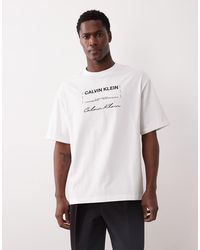 Calvin Klein - Relaxed Fit Graphic T-shirt - Lyst
