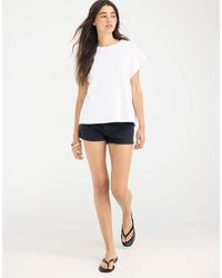 Stradivarius - B06 Basic Dropped-Shoulder T-Shirt - Lyst