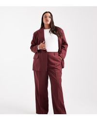 Vero Moda - Tailo Herringbone Wide Leg Pants - Lyst