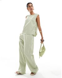 ASOS - – schlupfhose aus seersucker - Lyst