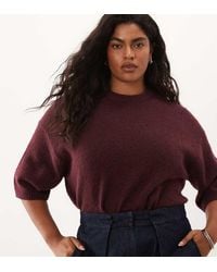 ASOS - Asos Design Curve Crew Neck Knitted T Shirt With Wool Co Ord - Lyst