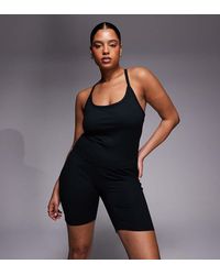 4505 - Curve Icon High Waist 8 Inch legging Short - Lyst