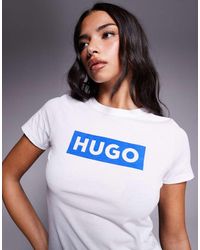 HUGO - Classic Box Logo Slim Fit T-shirt - Lyst