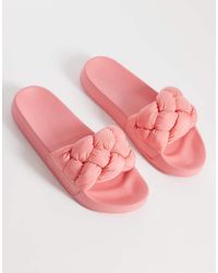 Tommy Hilfiger - Slides With Braid Detail - Lyst