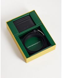 GANT - Leder-gürtel und kartenetui geschenkset - Lyst