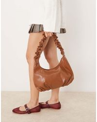 Glamorous - Tas Met Gerimpeld Handvat Aan De Bovenkant - Lyst