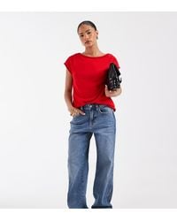 ASOS - Asos Design Petite Comfort Stretch Straight Leg Jean - Lyst