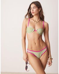 Bright Swimwear - Bright Swim Lola Sorbet High Leg Bikini Bottom - Lyst