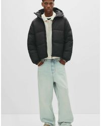 Pull&Bear - – steppjacke mit kapuze - Lyst