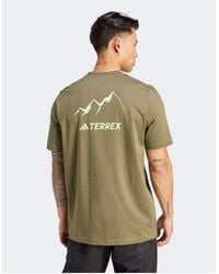 adidas - Terrex – graphic mtn 2.0 – t-shirt - Lyst