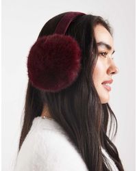 New Look - Oorwarmers Van Imitatiebont - Lyst