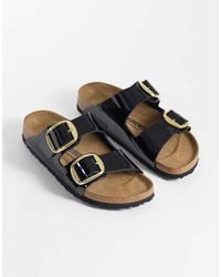 Birkenstock - Arizona Big Buckle Patent Leather Sandals - Lyst