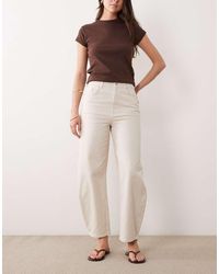 New Look - Tapered Barrel Leg Jeans - Lyst