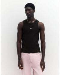 Pull&Bear - Stwd Waffle Tank Top - Lyst