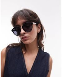 Le Specs - – influx – runde sonnenbrille - Lyst