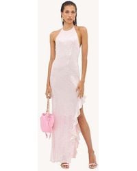 Loavies - Glimmering Moments Light Maxi Dress With Sequins - Lyst