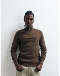 Only & Sons - Strickpullover mit 1/4-reißverschluss - Lyst