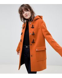 ASOS Klassischer Duffle-Mantel mit Taschen - Gelb