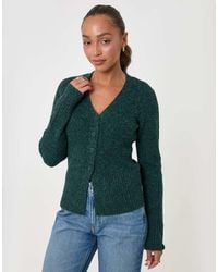 Threadbare - V Neck Cardigan Knitted - Lyst