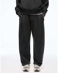Bershka - Balloon Fit Washed joggers With Pleats - Lyst