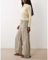 ASOS - Horseshoe Pants With Tab Waist Detail - Lyst