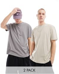 ASOS - – 2er-pack relaxed fit t-shirts - Lyst