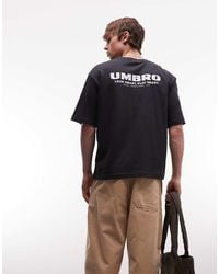 Umbro - T-Shirt Met Grafische Print Op De Borst - Lyst