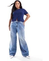ASOS - Asos design curve – weite dad-jeans - Lyst