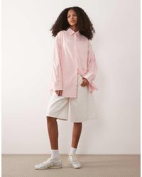GANT - Small Logo Oversized Shirt - Lyst
