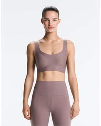 Oysho - Perfect-adapt Medium-support Sports Bra With Cups - Lyst