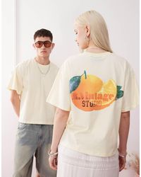 Reclaimed (vintage) - Uniseks Recht T-Shirt Met Grafische Fruitprint - Lyst