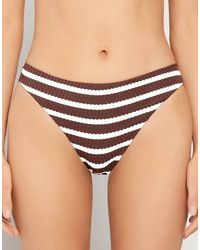 Tezenis - Desert Stripes Brazilian Bikini Bottoms - Lyst