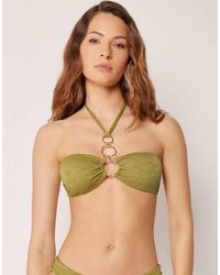 Calzedonia - Bandeau Bikini Top Wild Jungle - Lyst