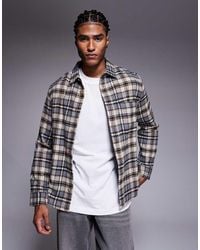 ASOS - Regular Flannel Check Shirt - Lyst