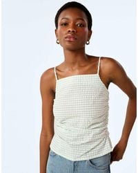 OMNES - Mars Gingham Top - Lyst