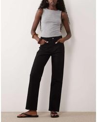 Abercrombie & Fitch - High Rise Straight Leg Jeans - Lyst