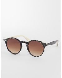 ASOS - Round Sunglasses - Lyst