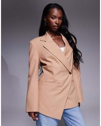 ASOS - Tailored Nipped Waist Blazer With Cut Away Hem - Lyst