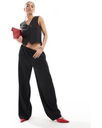 ONLY - Losvallende Elegante Broek - Lyst