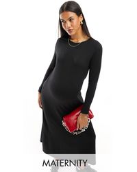Mama.licious - Mamalicious Maternity Long Sleeved Maxi Dress - Lyst