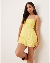 Free People - – full bloom – kurzes trägerkleid - Lyst