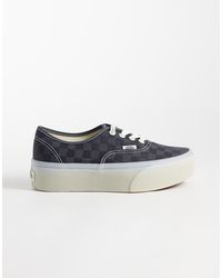 Vans - Authentic Stackform Checkerboard Trainers - Lyst