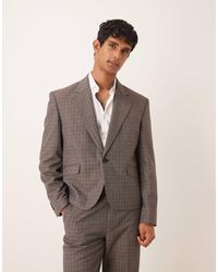 ASOS - – kastige cropped-anzugjacke - Lyst