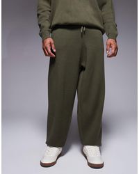 ASOS - Oversized Knit Cuffed Sweatpants - Lyst