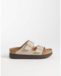 Birkenstock - – arizona flex platform – birko-flor-sandalen - Lyst
